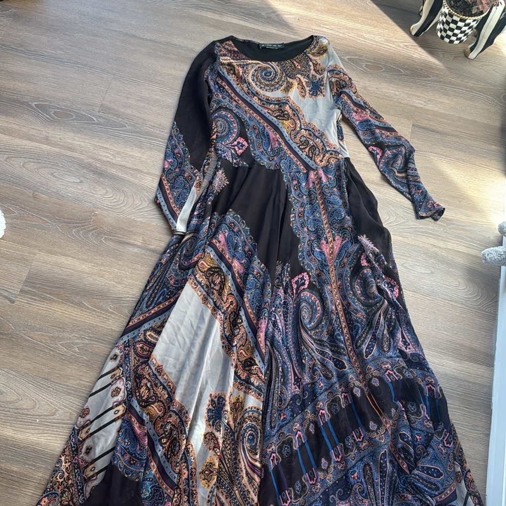 Excellent condition Etro silk paisley print maxi gown - Picture 7 of 11